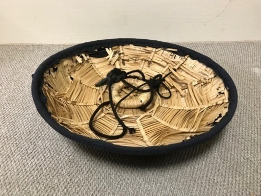 最も  本物⭐︎昔の人力車の饅頭笠まんじゅう笠傘三度笠菅笠車夫衣装 アンティーク雑貨
