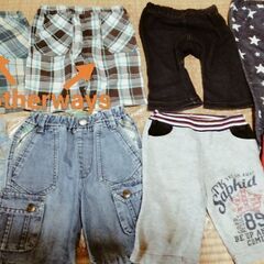 【90cm】【motherways：2点】8点セット！半ズボン／...