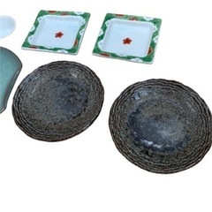 お皿 まとめて 木 陶器 の画像
