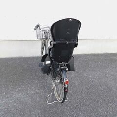 2016 子供乗せ3人乗り対応! ヤマハ PAS RaffiniL PA26RL マットグラファイト 8.7Ah リヤチャイルドシート付き! 車体&バッテリー極めて良好! 自553の画像