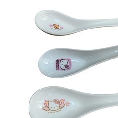 土鍋 スプーン 陶器 キティー ★ サンリオの画像