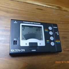 【価格改定】電子メトロノーム（ZEN-ON TM-398）