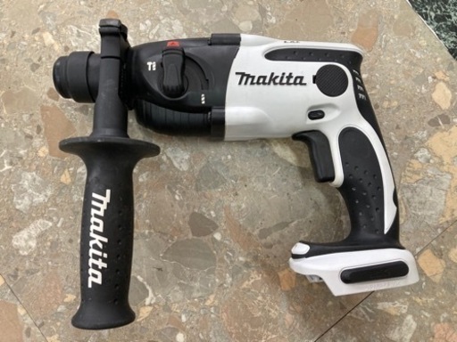 makita 14.4V 3.0Ah 16mm 充電式ハンマドリル 白 SDSプラス ケース・充電器・バッテリ2個セット  リサイクルショップ宮崎屋住吉店22.9.13F