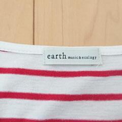 【earth music&ecology】アース/ボーダーカットソーの画像