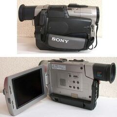 撮影OK★ソニー デジタルビデオカメラ 液晶ハンディカム DCR-TRV7 コード・アダプタ有り miniDV ダビングに！ 再生可 SONY ☆ PayPay(ペイペイ)決済可能 ☆ 札幌市 豊平区 平岸の画像