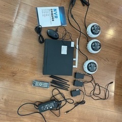 監視カメラ　防犯カメラ　ハードデスク付き　