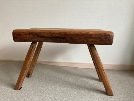 フランスアンティーク　スツール　飾り台