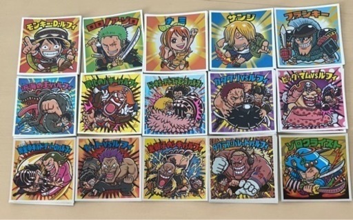 ワンピースマン20周年シール　各1枚