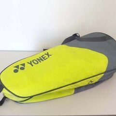 YONEX ラケットバッグ イエロー系×グレー系 テニス バドミントン スポーツ 部活 ヨネックス ☆ 札幌市 北区 屯田 の画像