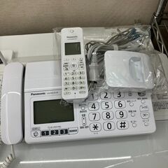 😉高年式😉Panasonic デジタルコードレスFAX 子機1台付き😉パナソニック KX-PZ210-W😉2020年製😉