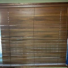 イケア木製ブラインド　wide120cm height110cm位