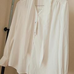 新品★GU　ボウタイブラウス　LＬサイズの画像