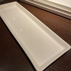 ロング皿　プレート皿　白　平皿の画像