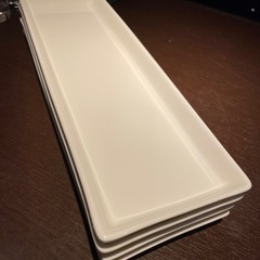 ロング皿　プレート皿　白　平皿