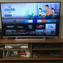東芝50インチTVとテレビ台セット