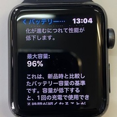 お話し中　Apple Watch3 42mm GPSモデル　スペースグレイの画像