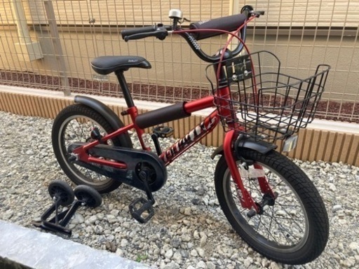★子供自転車　16インチ　ヘルメット付　美品★