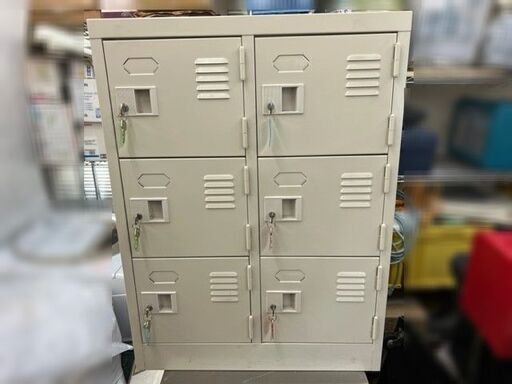 DAIYA シューズロッカー 貴重品ロッカー 鍵付！3列×2段 約W525×D365×H700mm USED品 引取歓迎！