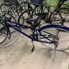 子供用自転車　26インチ　青