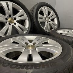 【HANKOOK ventus S1 evo2 MO 225/50R17】夏タイヤ【ベンツ W204 Cクラス 純正ホイール 17インチ 7.5J5HPCD112+47】バリ溝　(TC624) クレジットカード QRコード決済可能