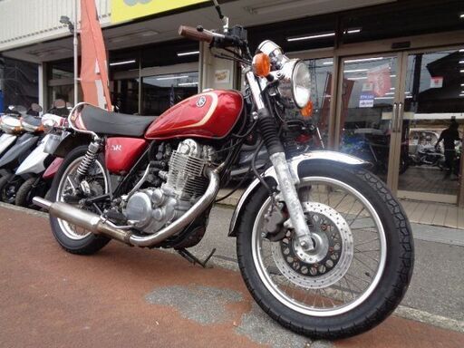 NO.4450　ＳＲ４００　空冷４サイクル単気筒　ＦＩ車　ディスクブレーキ　キャプトンタイプマフラー　レッド　☆彡