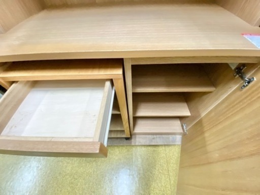 キッチンボード 幅87.5cm 無印良品 オーク材