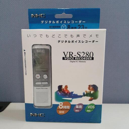 未使用　保管品　NHC　VR-S280　デジタルボイスレコーダー　ボイスレコーダー