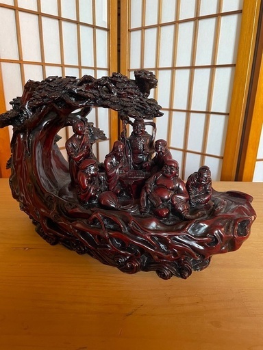 七福神の置き物、一度だけ御利益あり！