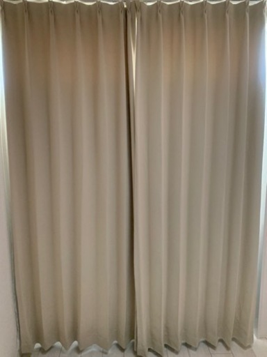 カーテン(220cm×85cm)遮光1級　レースカーテン付　計4枚