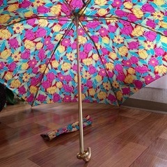 花柄　折りたたみ傘の画像