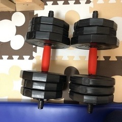 ダンベル　10kgと9.5kg