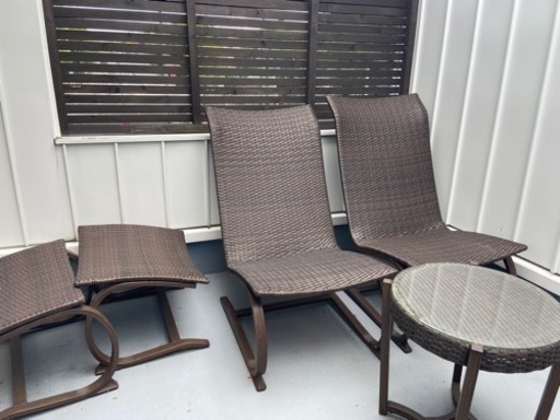 ガーデンチェアセット⭐︎決まりました