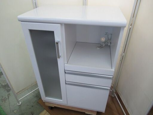 キッチンボード/レンジ台/レンジボード/キャビネット/ホワイト/CRAFT KOGA/97×70×45/良品/中古品/J4430/