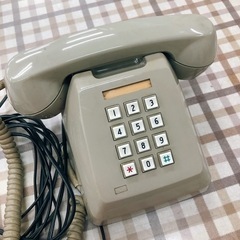無料！！日本電信電話公社◆601-P 電話機◆プッシュ式電話 グ...