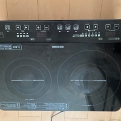 アイリスオーヤマ　2口電磁調理器　よかったら使ってくださいの画像