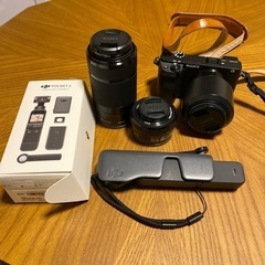 SONYα6400ダブルズームレンズキット＋単焦点レンズ付きとD...