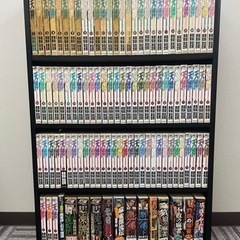【半額値下げ】漫画専用本棚　漫画104冊付き
