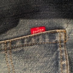 ビンテージジーンズ　リーバイスの画像