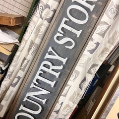 COUNTRY STORE 木製看板の画像