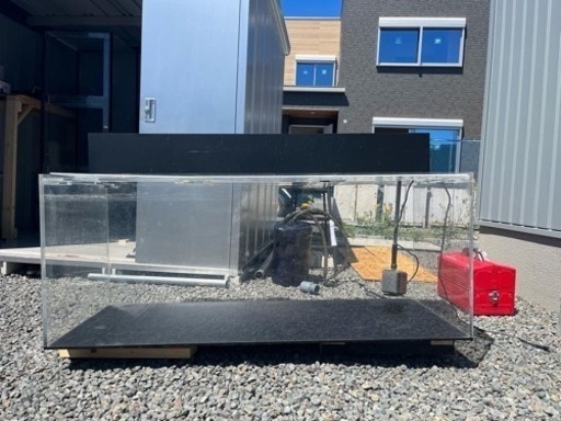 アクリル水槽　1500 600 600 上部フィルター