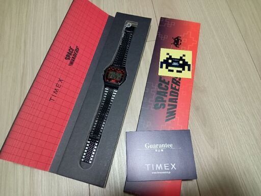 TIMEX Space Invadersブラック【ほぼ未使用】