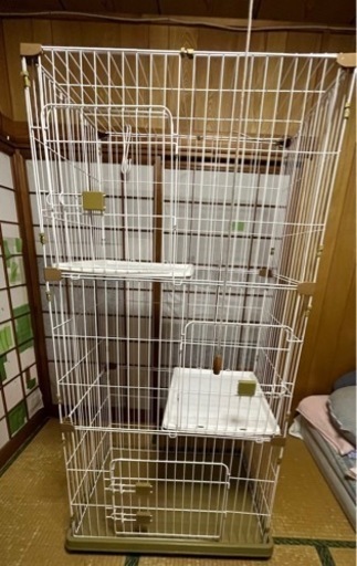 猫用ケージ　3段