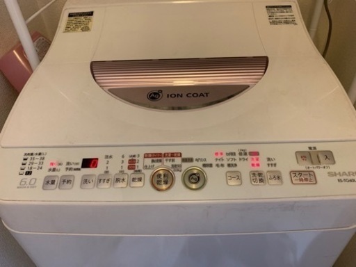 洗濯乾燥機と洗濯棚