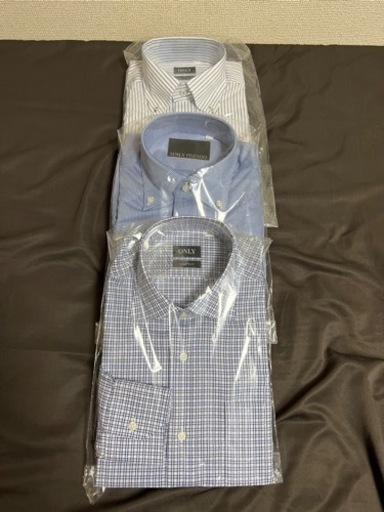 メンズ ワイシャツ 長袖　Only 3点セット