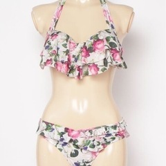 新品未使用　PR01.  ROSE Print 花柄ビキニ　水着...