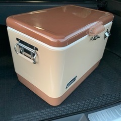 山口県内お届けします【☆新品☆】Coleman コールマン クーラーボックス 54QT スチールベルト バターナッツの画像