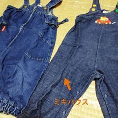 【80cm】【美品!!】【ミキハウス/Ralph Lauren/babyGap2点】7点セット！ズボン／オーバーオールの画像