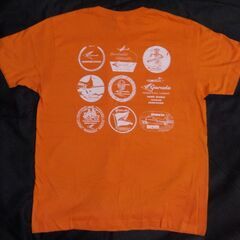 ガルーダ・インドネシア航空 Tシャツ M オレンジの画像