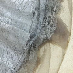 パーティードレス　シルバーの画像