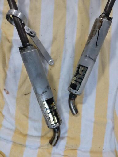 NSR250MC21.28、TZR2503XV、KR250用チャンバーマフラー多数、JHA他、